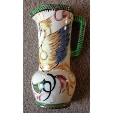 Vintage  Wall Pocket Pitcher  With Bird Made in Japan   263850266561